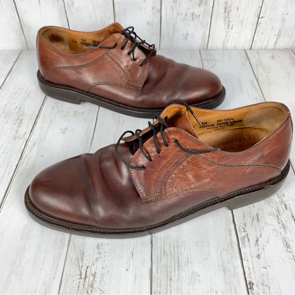 Johnston & Murphy Passport Mens Oxfords Size 10 Brown Leather 20-1350 Shoes - Picture 6 of 9